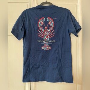 Vineyard Vines Navy Lobster Tee